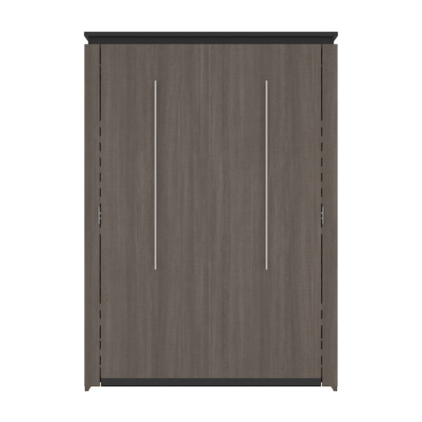 Orion 59W Full Murphy Bed, Bark Gray & Graphite